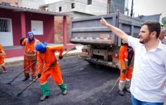 Prefeito Renato Junior avança com 48 frentes de obras pela capital e acelera execução de serviços no verão