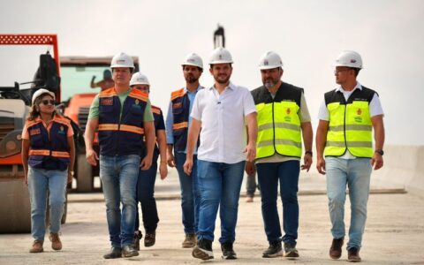 Renato Junior destaca avanço das obras do do complexo viário ‘Passarão’ e prevê liberação de alça ainda em setembro