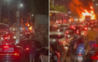 Prefeitura se manifesta após incêndio em ônibus na Constantino Nery