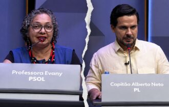 Professora Evany confronta Alberto Neto sobre a escala 6x1, e candidato muda o foco para o agro