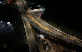Renato Junior entrega alça superior do Viaduto Passarão