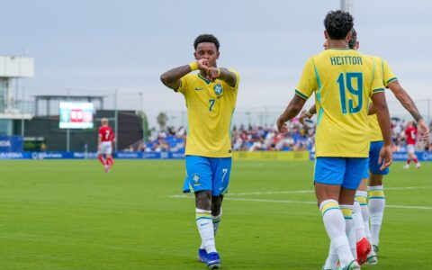 Brasil Sub-20 vence Dinamarca com goleada na Espanha
