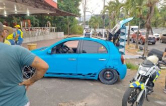 TRE-AM apreende “paredão” irregular durante fiscalização em Manaus