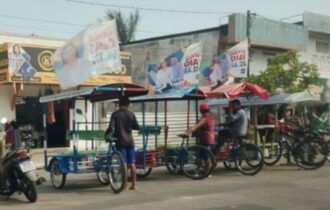 Triciclos e “Tuc-tuc” viram palanque eleitoral em Parintins e Justiça manda retirar propaganda