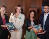 Alessandra Campelo apresenta desafios eleitorais do AM a representantes da União Europeia