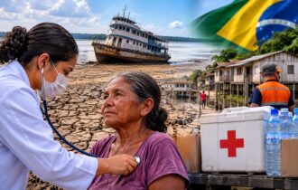 Amazonas decreta emergência em saúde por 180 dias após seca isolar 562 comunidades
