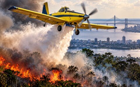 Amazonas retoma processo para comprar avião de combate a incêndios
