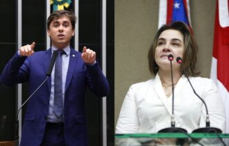 Após 'ignorar' Maria do Carmo em lista no 1º turno, Nikolas participa de ato com candidata em Manaus