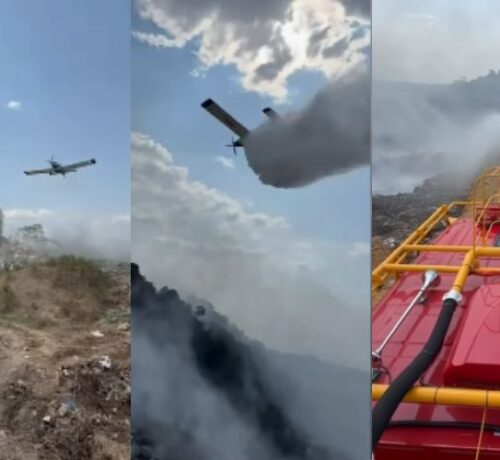 Avião-pipa usado no combate a incêndios no Amazonas (Foto Divulgação)