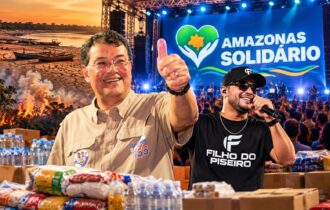Braga lidera campanha Amazonas Solidário com show de Filho do Piseiro para ajudar famílias atingidas por queimadas e estiagem
