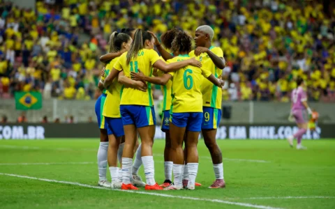 Brasil e Argentina ficam no 2 a 2 em Pernambuco