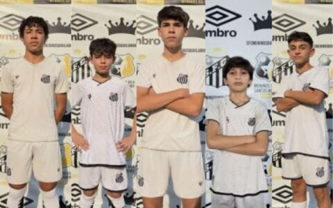 Cinco atletas de Manaus são aprovados em avaliação do Santos