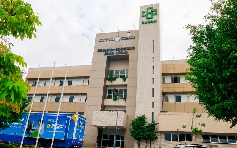 Hospital e Pronto-Socorro João Lúcio (Foto: Divulgação/SES-AM)