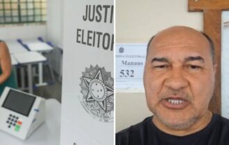 Eleitor denuncia possível irregularidade durante votação em escola de Manaus