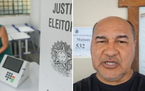 Eleitor denuncia possível irregularidade durante votação em escola de Manaus