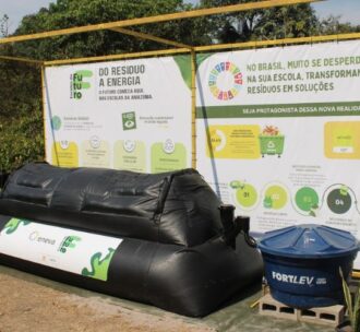 Eneva amplia projeto de biodigestores no Amazonas com novas entregas em escolas de Itapiranga e Silves