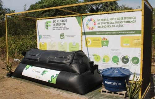 Eneva amplia projeto de biodigestores no Amazonas com novas entregas em escolas de Itapiranga e Silves