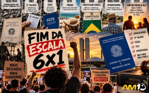 Fim da escala 6x1: veja como direitos trabalhistas foram conquistados ao longo da história