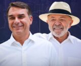 Flávio exalta apoios e Lula alerta para riscos em propaganda eleitoral