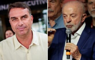 Flávio tem 53% contra 47% de Lula no 2º turno, aponta PoderData
