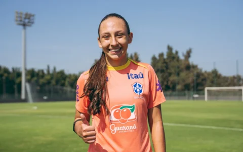 Gigi Pires comemora estreia na Copa do Mundo Sub-17