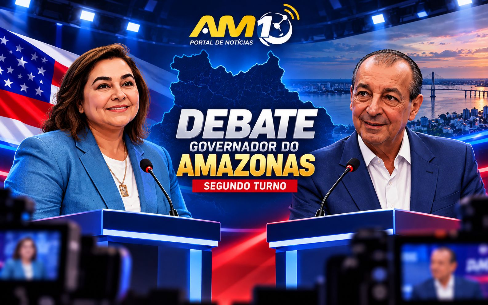 Maria x Omar: primeiro debate do 2º turno pode elevar temperatura da eleição