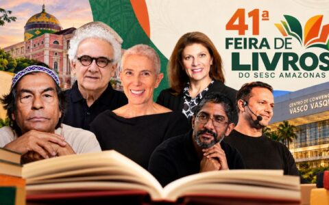 Milton Hatoum, Ailton Krenak e Jeferson Tenório participam da Feira de Livros do Sesc em Manaus