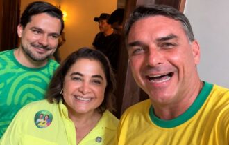 Na reta final, Maria do Carmo busca reforço de Flávio Bolsonaro para tentar virar eleição no Amazonas