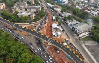 Obras do complexo viário Passarão avançam em Manaus