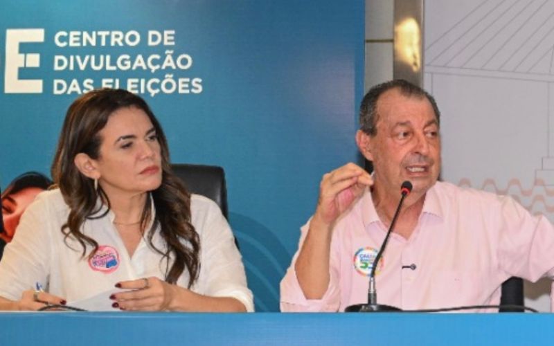 Omar Aziz e Alessandra Campêlo (Foto: Lucas Bentes/Portal AM1)