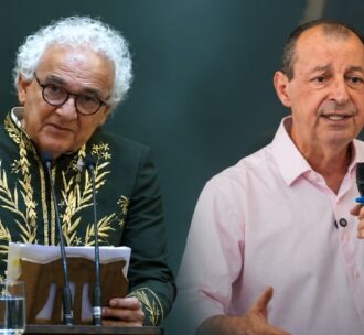 Omar Aziz recebe apoio público do escritor Milton Hatoum