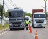 Operação ‘Carga Pesada’ resulta em nove veículos retidos na zona Sul de Manaus