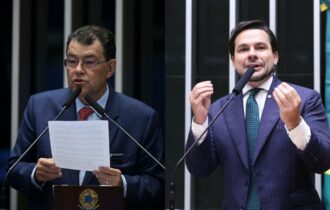 Parcial: Eduardo Braga e Capitão Alberto Neto lideram disputa ao Senado no AM