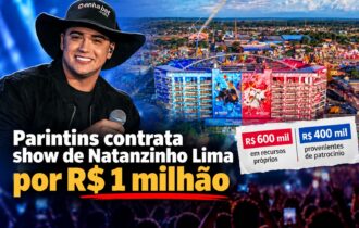 Parintins contrata show de Natanzinho Lima por R$ 1 milhão