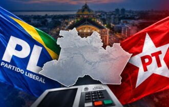 PL cresce no AM e reduz distância para PT na disputa presidencial de 2026