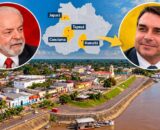 Quatro municípios do Amazonas trocam Lula por Flávio Bolsonaro em 2026