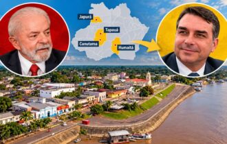 Quatro municípios do Amazonas trocam Lula por Flávio Bolsonaro em 2026