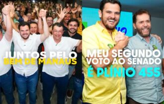 Renato Junior faz 'dobradinha' e senadores apoiados por prefeito são reeleitos no Amazonas