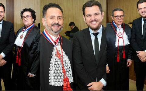 Renato Junior prestigia posse de novos desembargadores