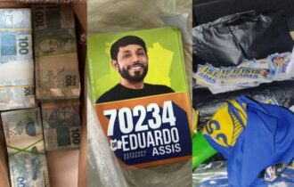 Rocam apreende R$ 70 mil e santinhos em veículo durante eleição no AM
