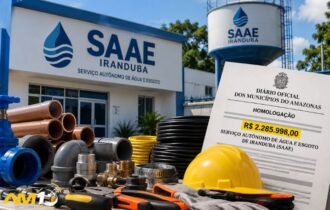 SAAE de Iranduba homologa registro de preços de R$ 2,28 milhões