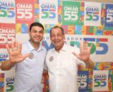 Saullo Vianna reforça apoio a Omar Aziz com gesto “SOMAR” no segundo turno