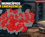 Seca no Amazonas afeta 109 mil famílias e deixa 42 municípios em emergência
