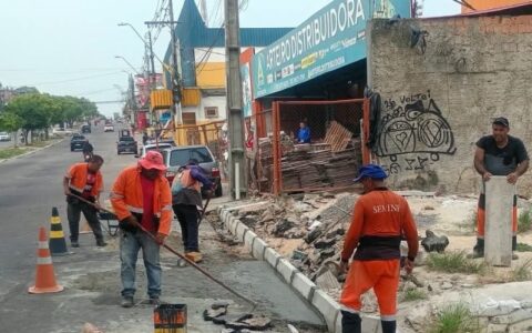 Seminf executa melhorias na drenagem da avenida Autaz Mirim, na zona Leste