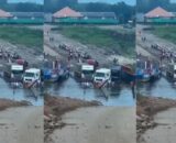 Travessia de balsa na BR-319 é interrompida após entrada de água em embarcação