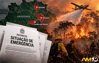 Três municípios do Amazonas decretam emergência por incêndios florestais