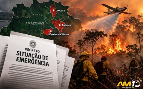 Três municípios do Amazonas decretam emergência por incêndios florestais