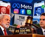 TSE determina tratamento igualitário da Meta a Lula e Flávio Bolsonaro sob multa de R$ 500 mil