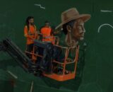 Viaduto em Manaus ganha grafite inspirado na cultura amazônica