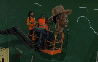 Viaduto em Manaus ganha grafite inspirado na cultura amazônica